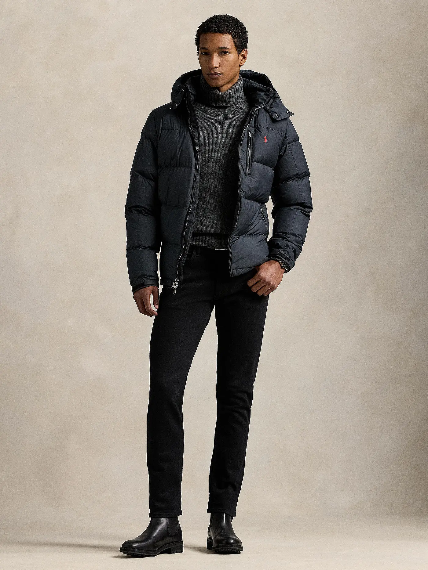 POLO RALPH LAUREN | Daunensteppjacke GORHAM | schwarz